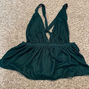 Sage Green Halter Top